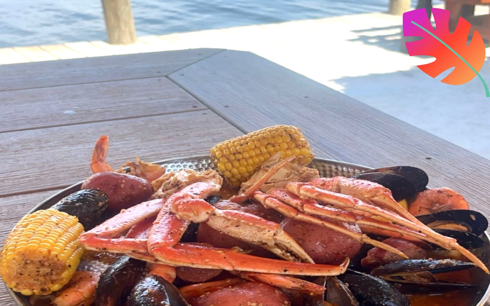 Woody's River Roo waterfront deck, snapshot 2